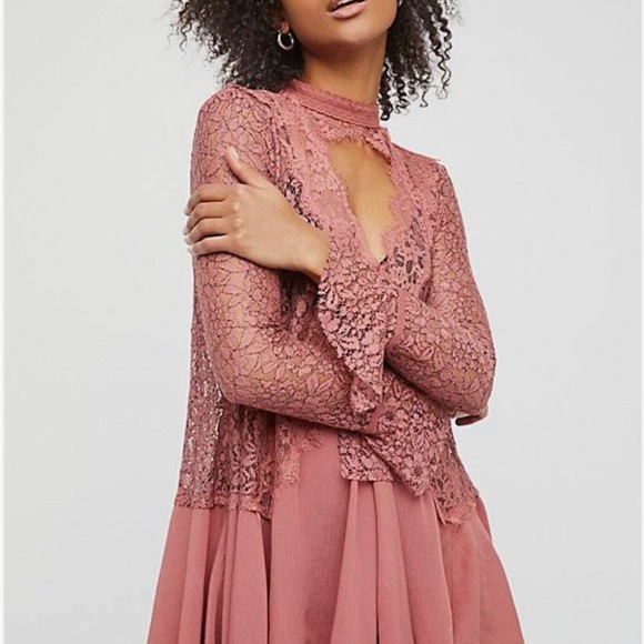 Free People Tell Tale Lace Tunice - Picture 4 of 10